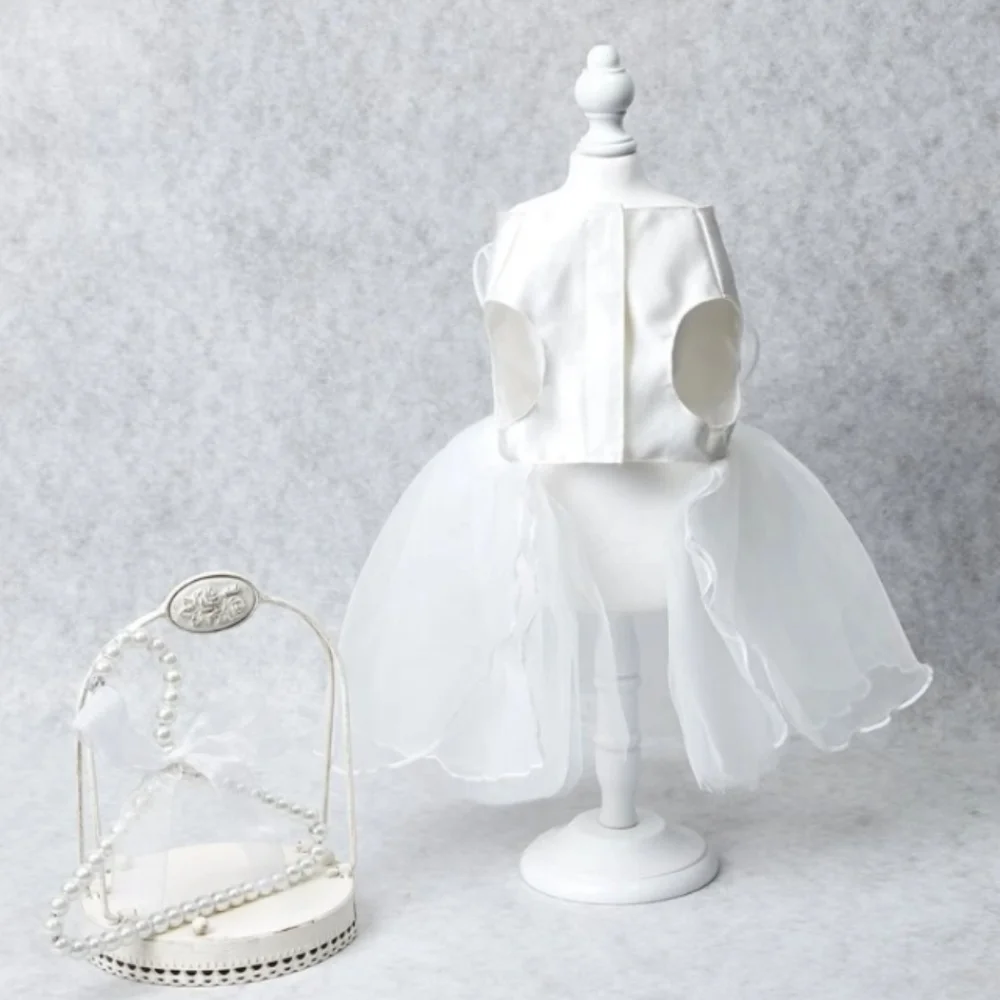 New dog wedding bridal dress